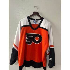 Vintage 90s NHL Starter Philadelphia Flyers Hockey Jersey L